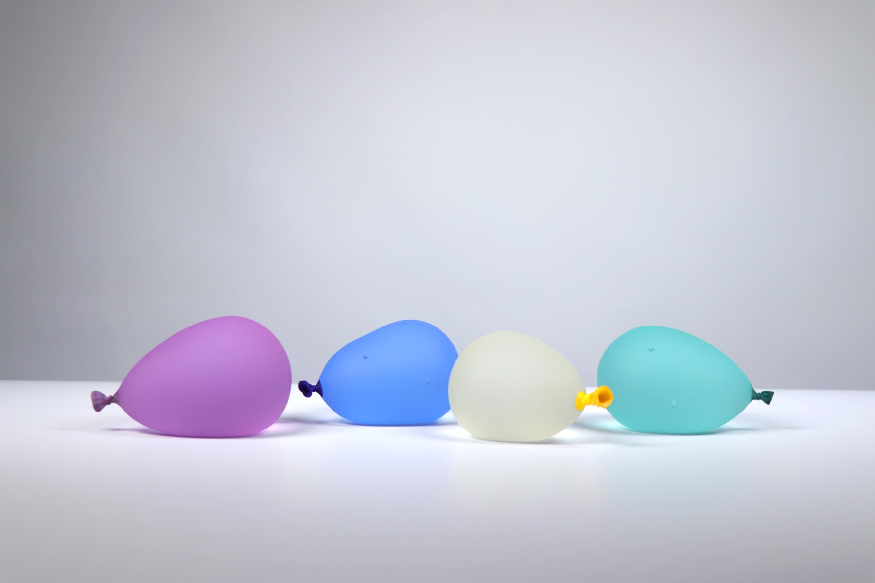 Dylan Martinez - Water Balloon Group 3-  Purple, Cool Breeze w/ droplets, Lemonade, Light Green w/ droplets, 2026, Glass S...