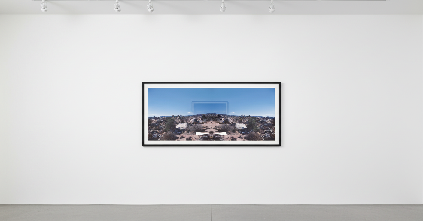 Ed Ruscha - Bow tie - Palm Springs, 2003, Pigmented inkjet