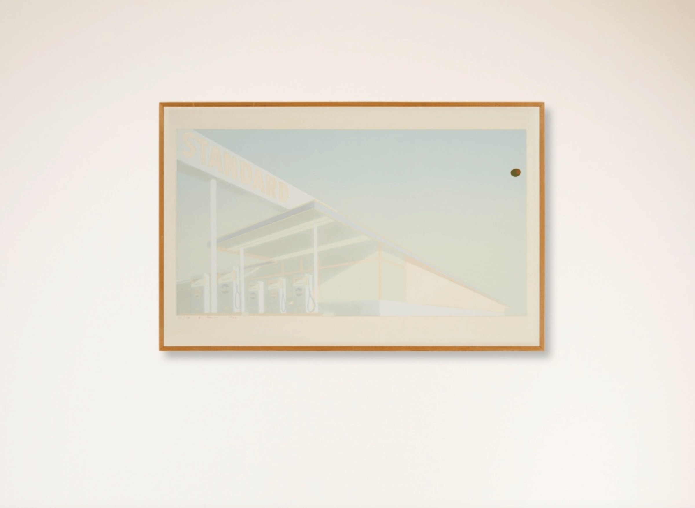 Ed Ruscha - Cheese Mold Standard with Olive, 1969, Screenprint