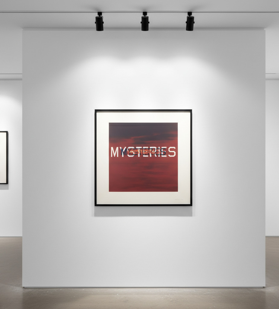 Ed Ruscha - Mysteries, 2021, Lithograph on paper