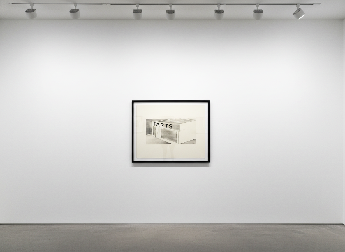 Ed Ruscha - Parts, 1997, Lithograph