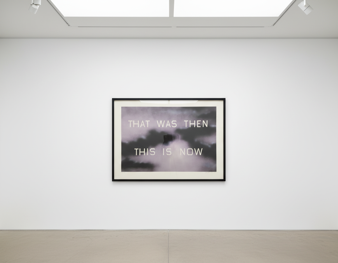 Ed Ruscha - That Was Then, This Is Now, 2014, Lithograph