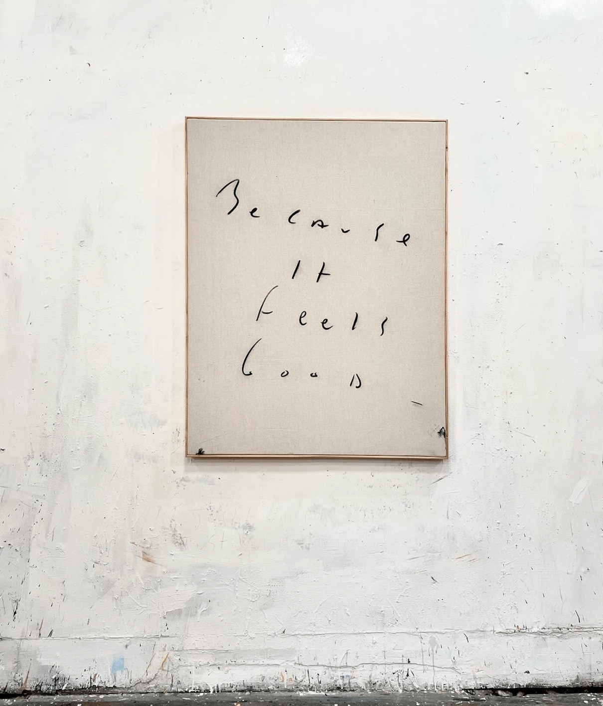 Eric Stefanski - Because it Feels Good, 2024, Oil on canvas