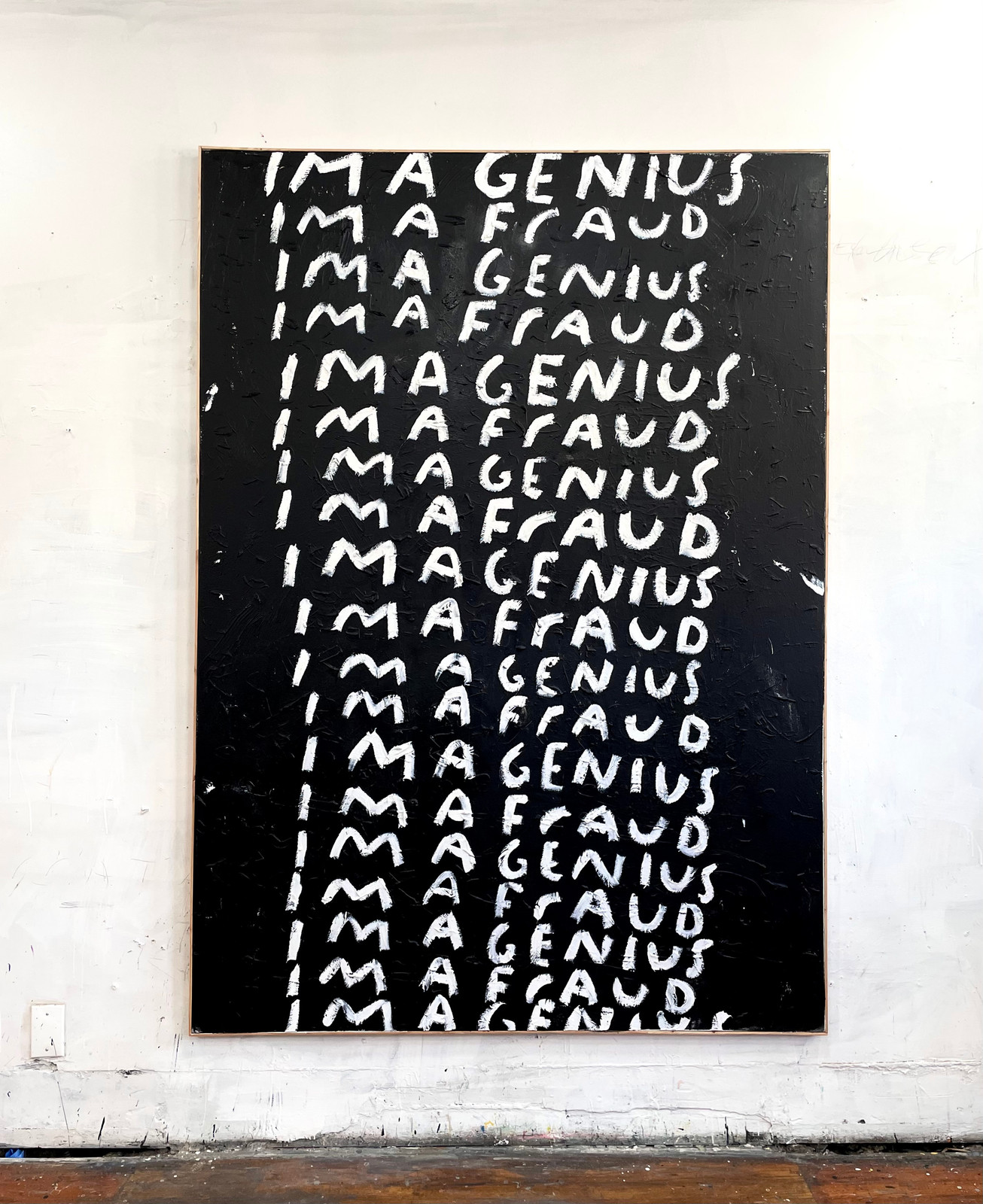 Eric Stefanski - Because, 2024, Oil on canvas