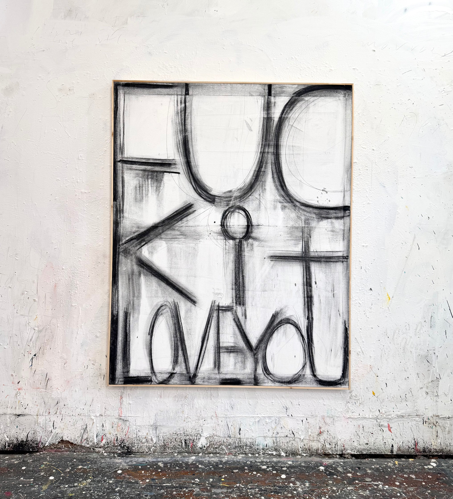 Eric Stefanski - Fuck it I Love You, 2024, Oil on canvas