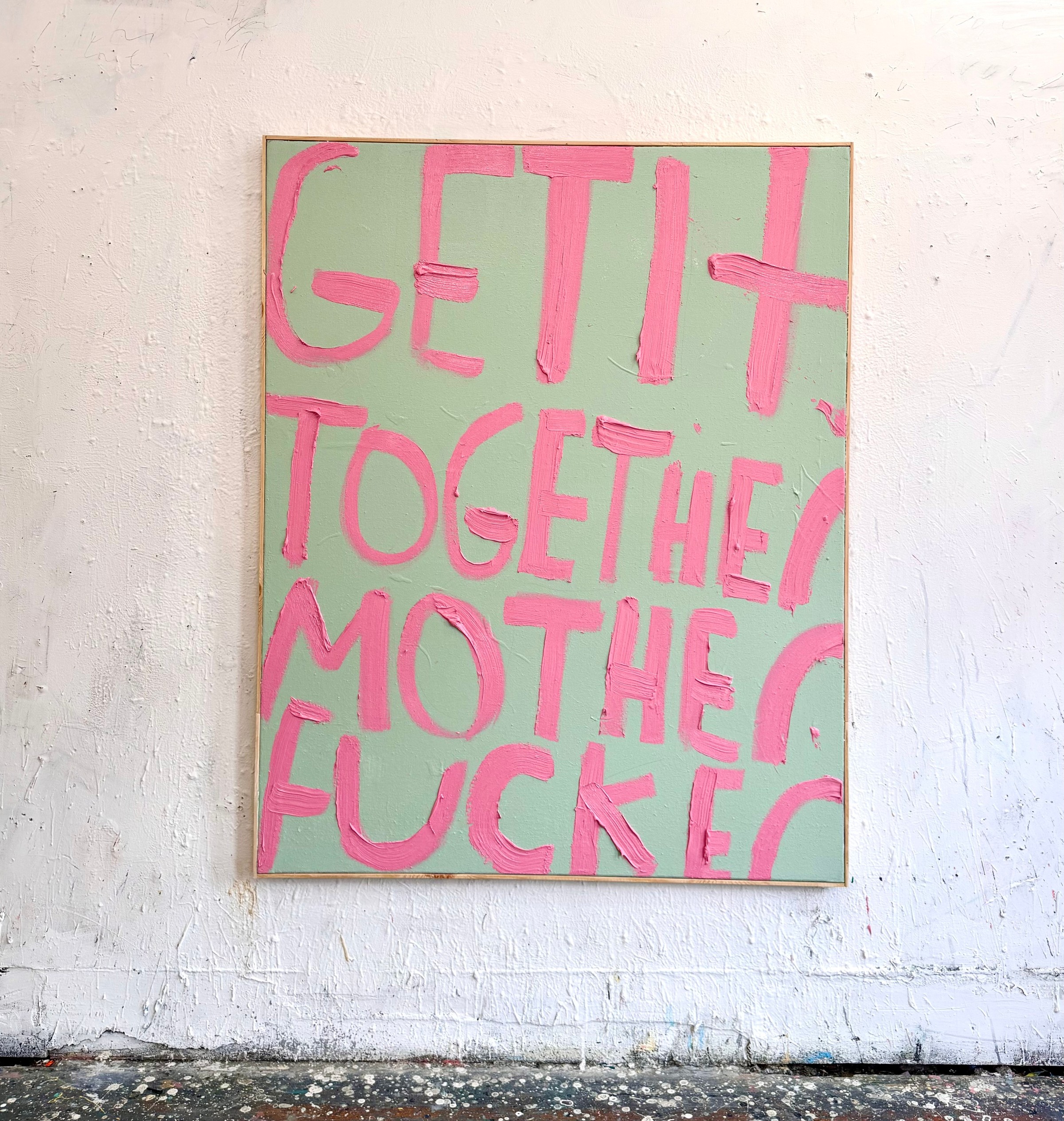 Eric Stefanski - Get It Together, 2026, Acrylic on canvas