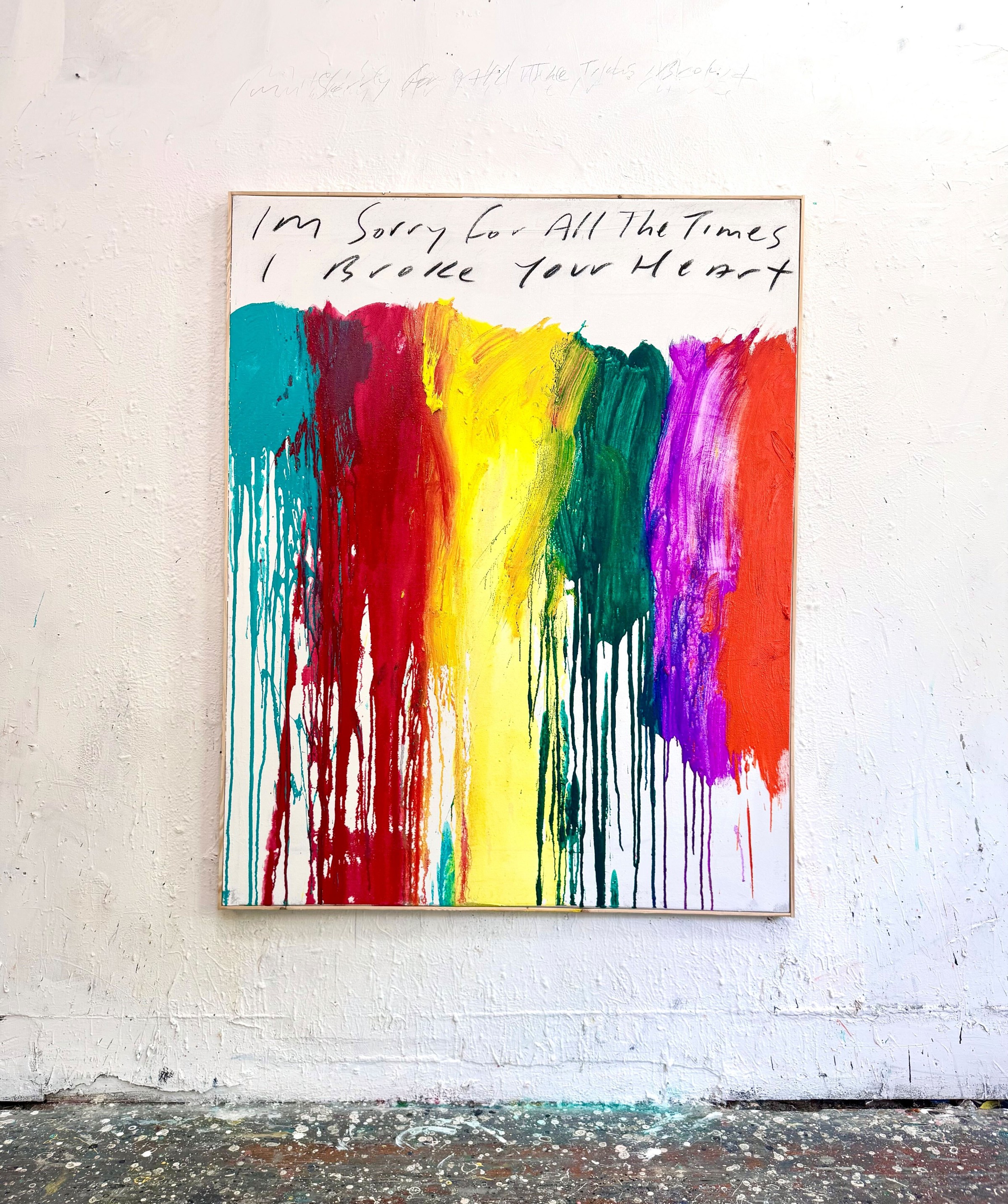 Eric Stefanski - I'm Sorry I Broke Your Heart, 2026, Acrylic on canvas