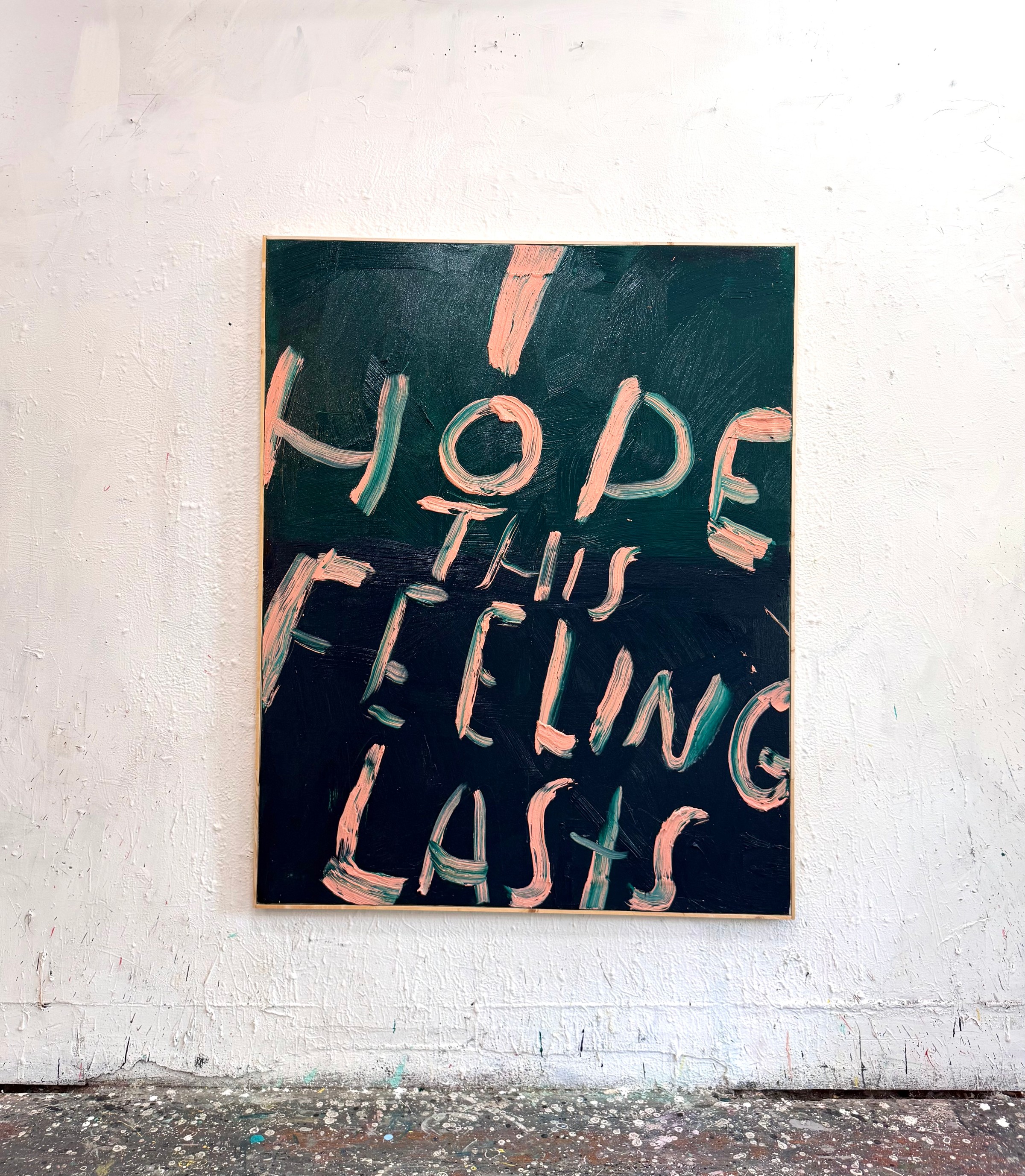 Eric Stefanski - I Hope This Feelings Last, 2026 , Oil on Canvas 