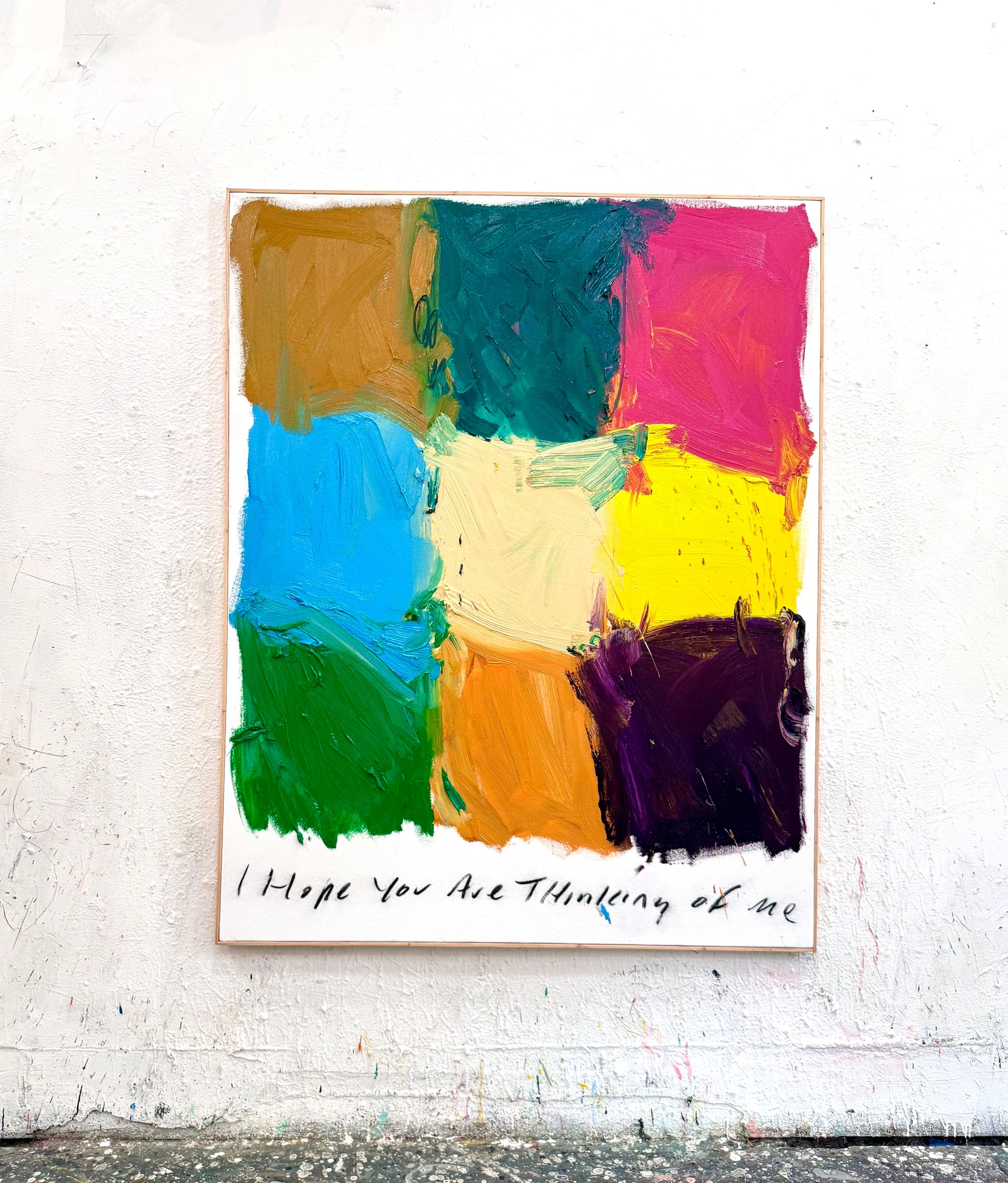 Eric Stefanski - I Hope You Are Thinking Of Me, 2026, Oil on Canvas 