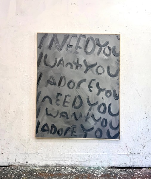 Eric Stefanski - I Need, Want, Adore, 2026, Oil on Canvas