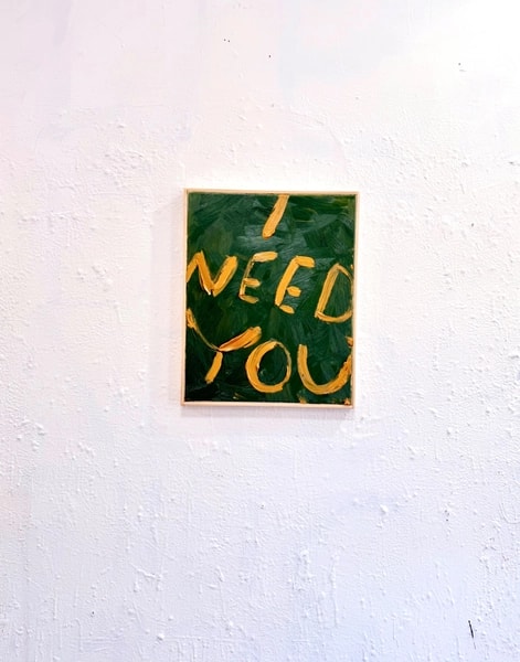 Eric Stefanski - I Need You, 2026, Acrylic on Canvas 