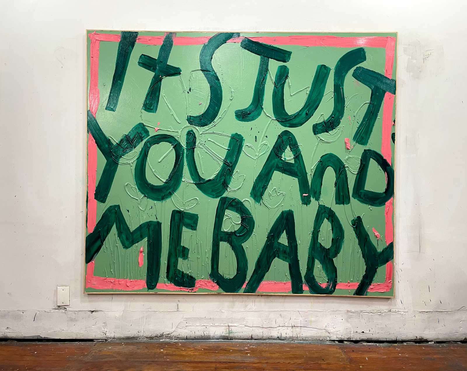 Eric Stefanski - It's Just You And Me Baby, 2023, Oil on canvas