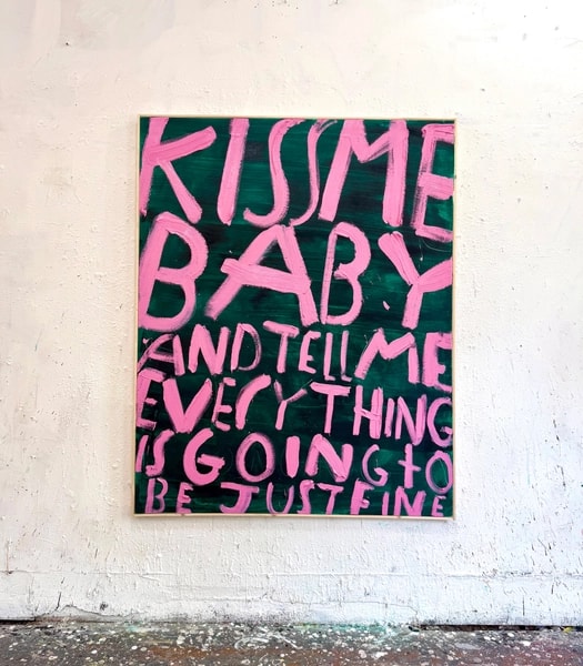 Eric Stefanski - Kiss Me Baby, 2026, Acrylic on Canvas