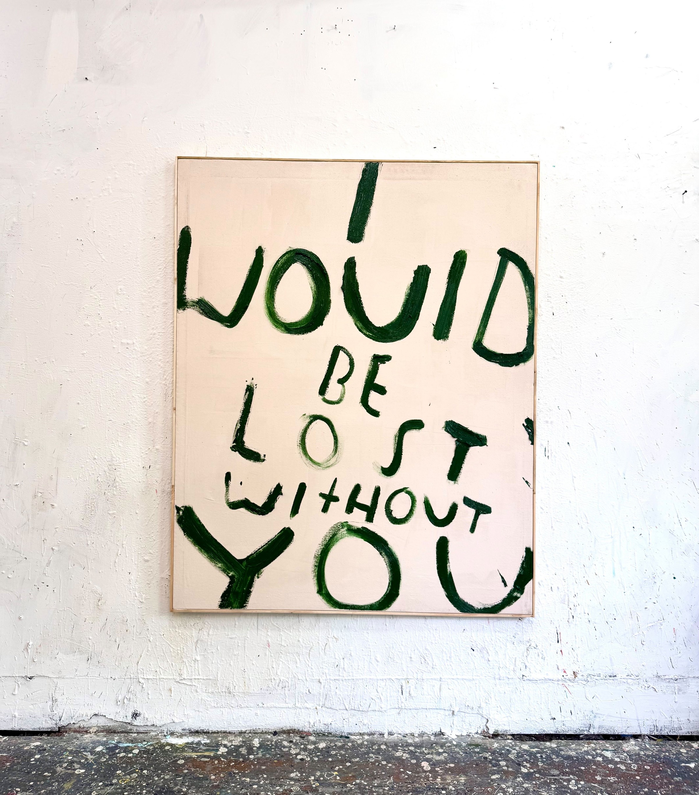 Eric Stefanski - Lost Without You, 2026, Acrylic on canvas