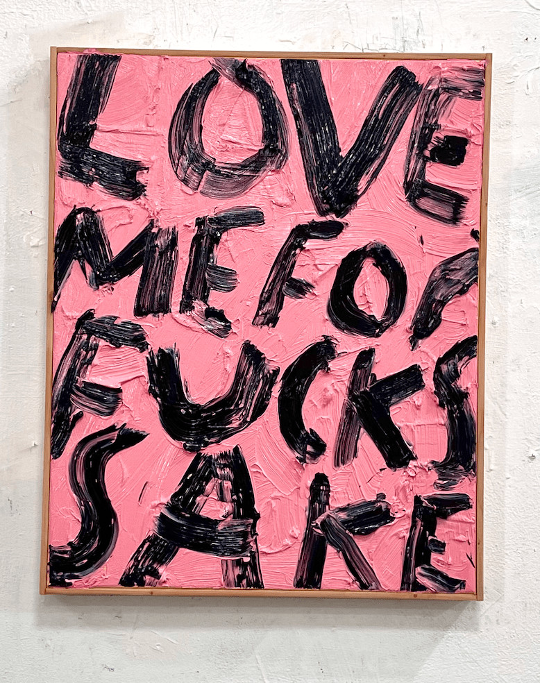 Eric Stefanski - Love Me, 2024, Oil on canvas