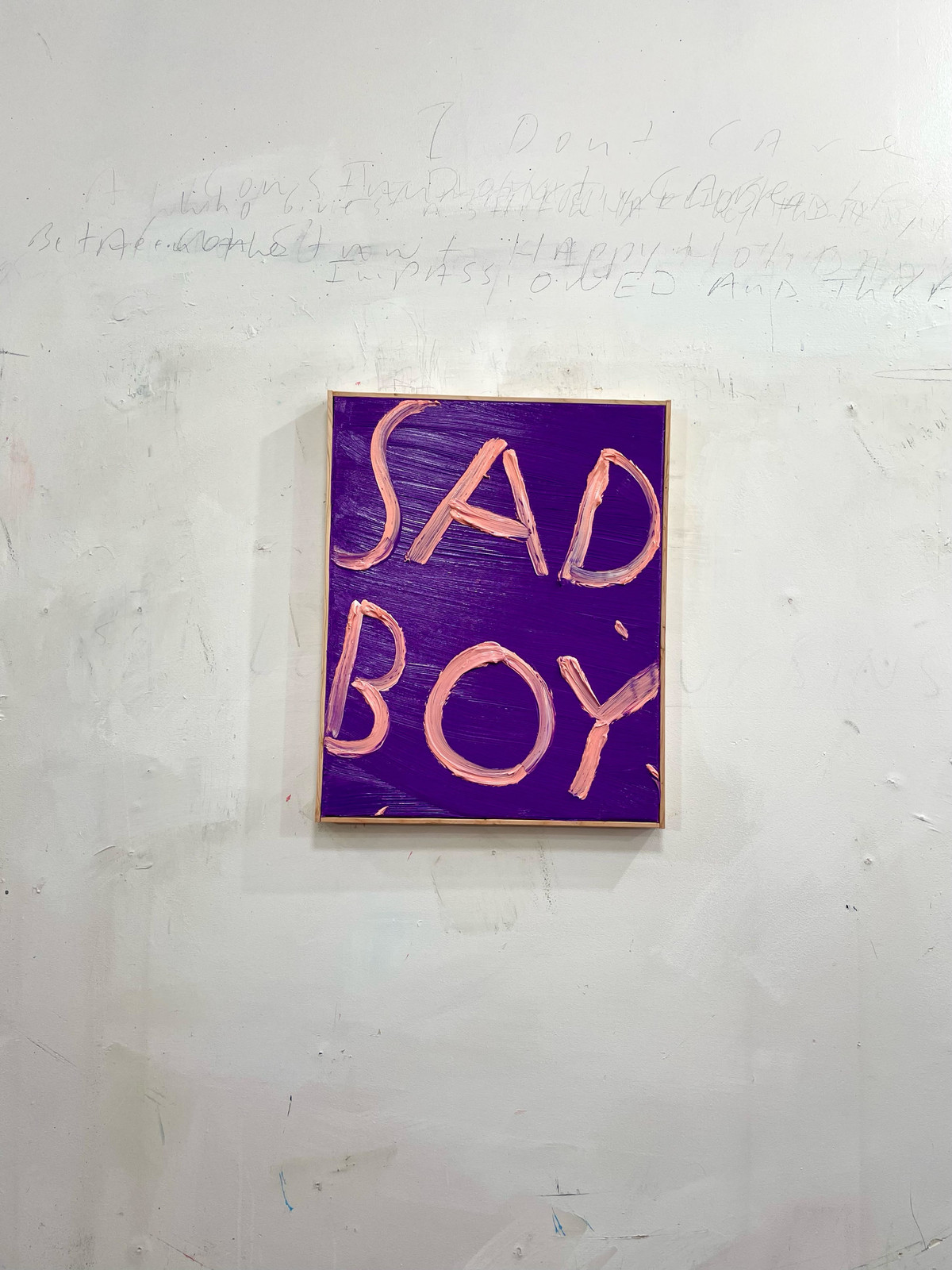 Eric Stefanski - Sad Boy, 2023, Oil on canvas