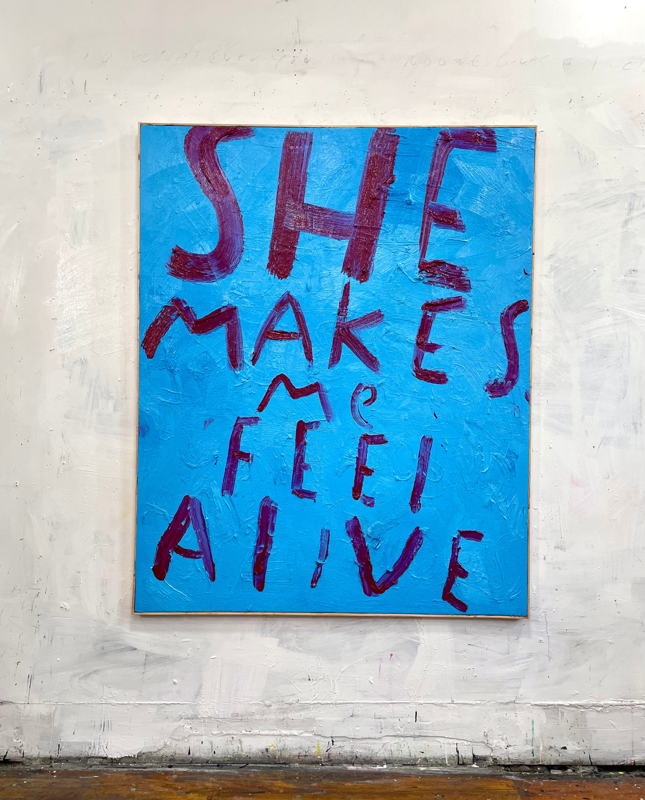 Eric Stefanski - She Makes Me Feel Alive, 2024, Oil on canvas