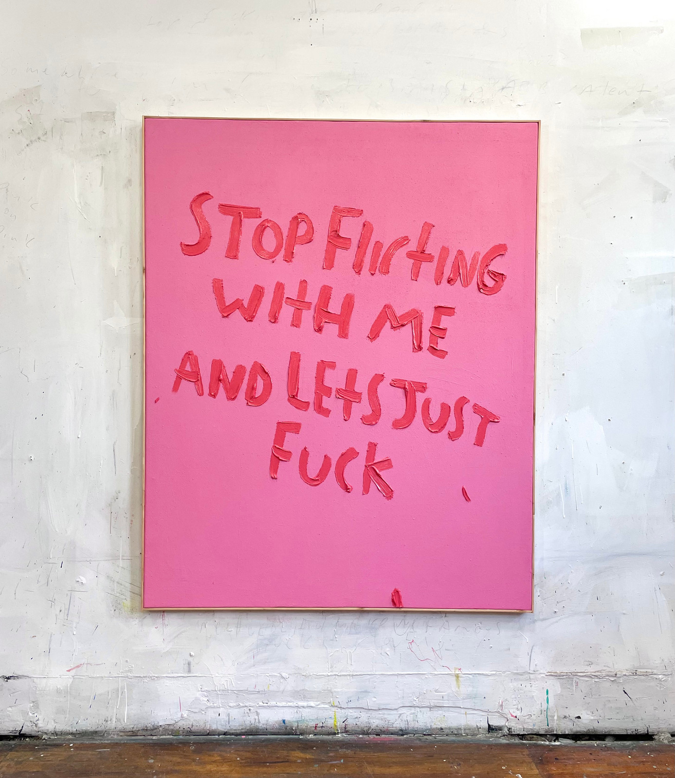 Eric Stefanski - Stop Flirting, 2025, Oil on canvas