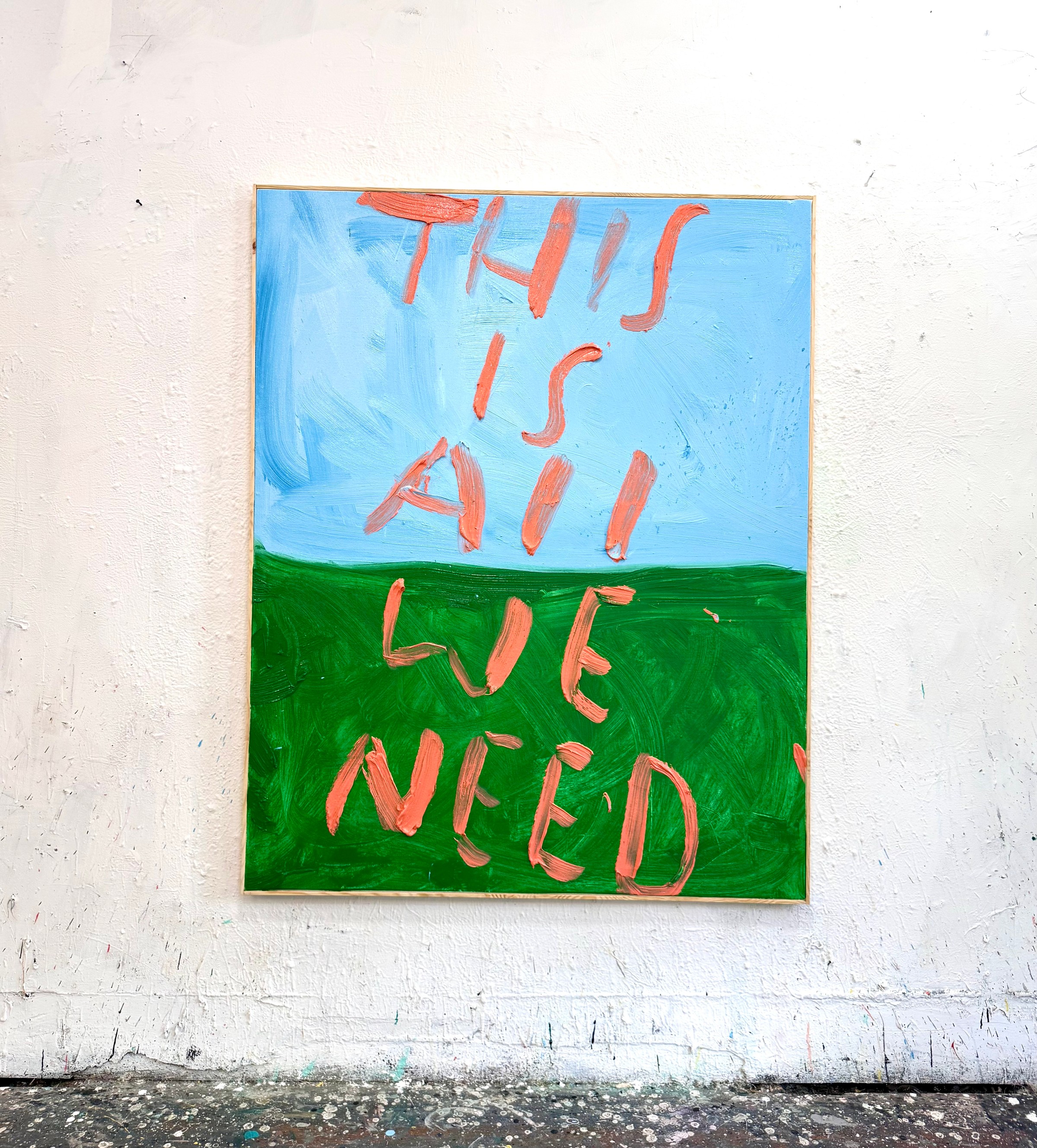 Eric Stefanski - This is All We Need, 2026, Oil on Canvas 