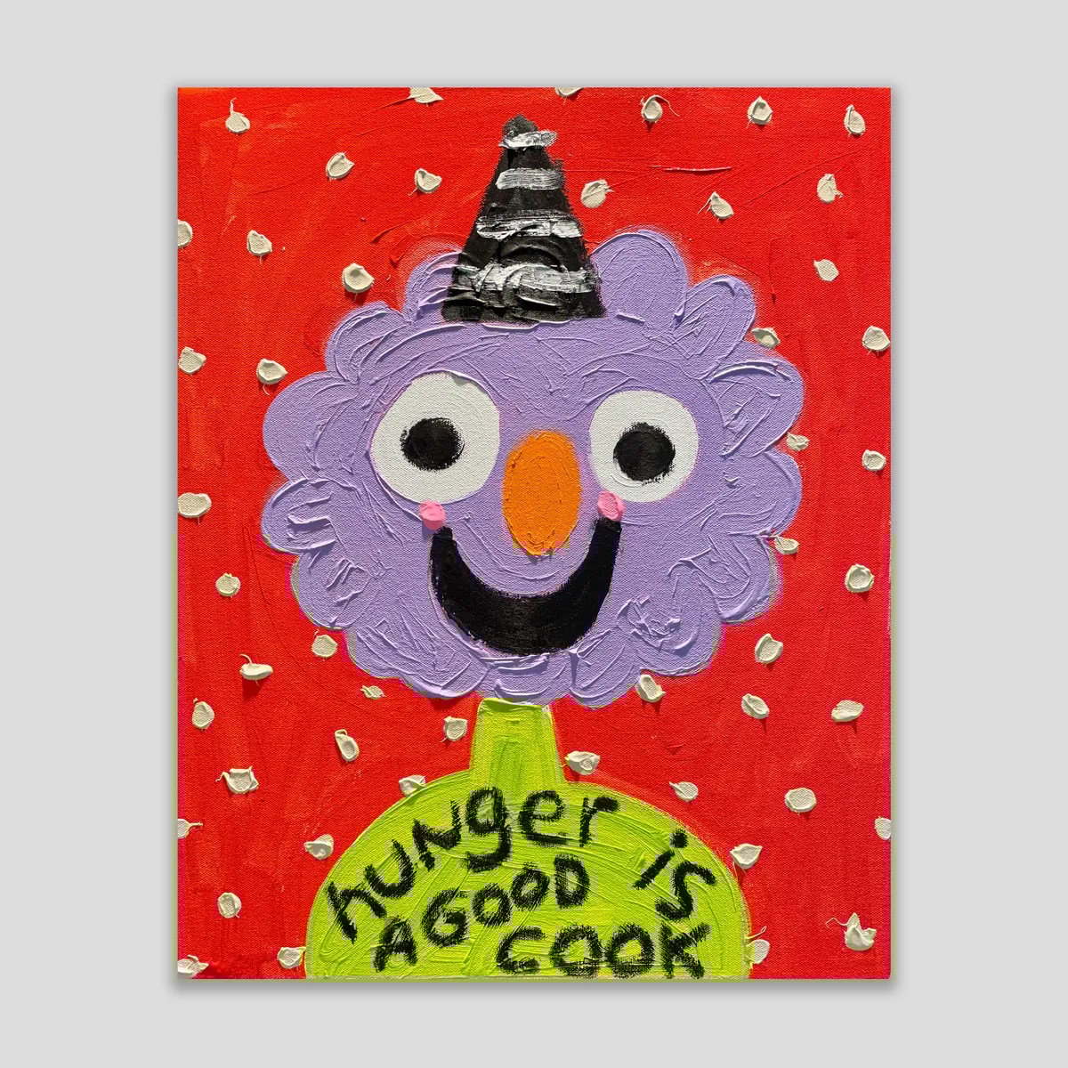 Fanny Brodar - Hunger Is A Good Cook, 2022, Porcelain dinner plate with a collector presentation box
Made in the USA