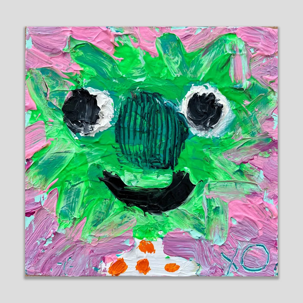 Fanny Brodar - Watermelon Sugar, 2022, Oil on wood panel