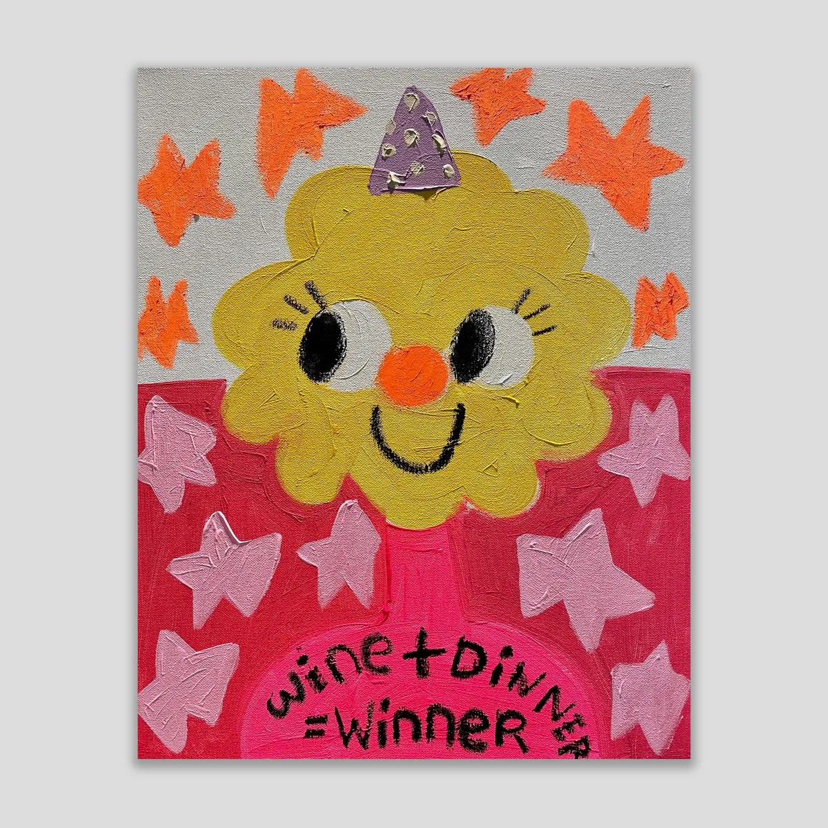 Fanny Brodar - Wine + Dinner = Winner, 2022, Porcelain dinner plate with a collector presentation box
Made in the USA