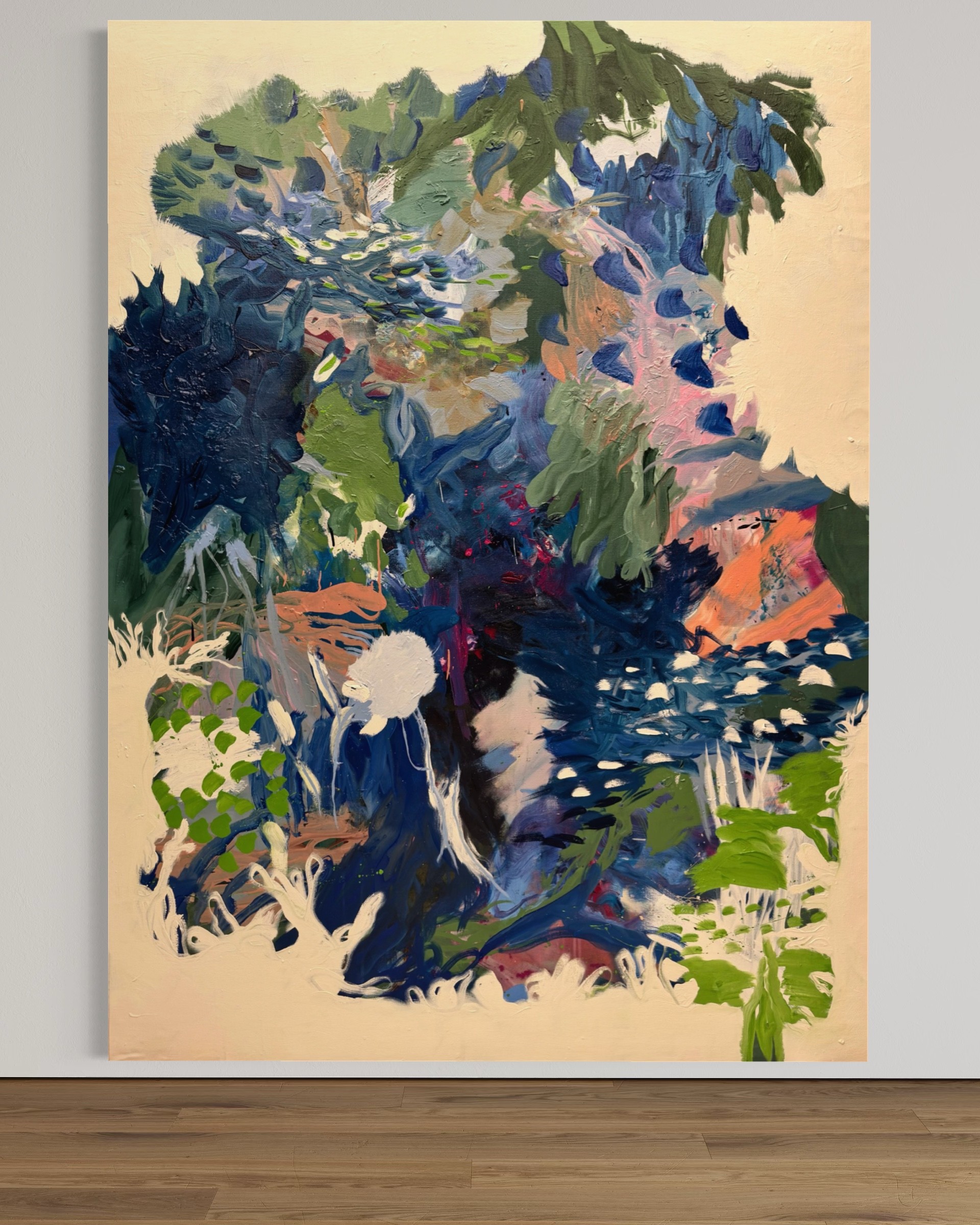Fontaine Scarelli - Dreams Buried in Bloom, 2026, Oil on Belgian linen
