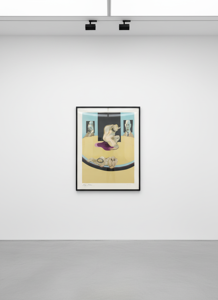 Francis Bacon - Metropolitan Museum of Art, 1975, Lithograph in colors on arches paper