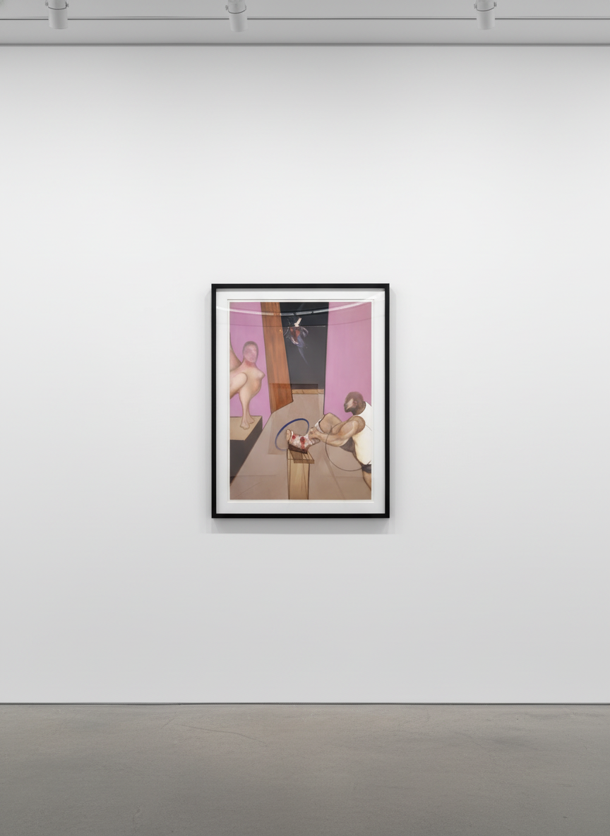 Francis Bacon - Oedipe et Le Sphinx d'après Ingres , after Oedipus and the Sphinx after Ingres 1983, 1984, Lithograph on A...