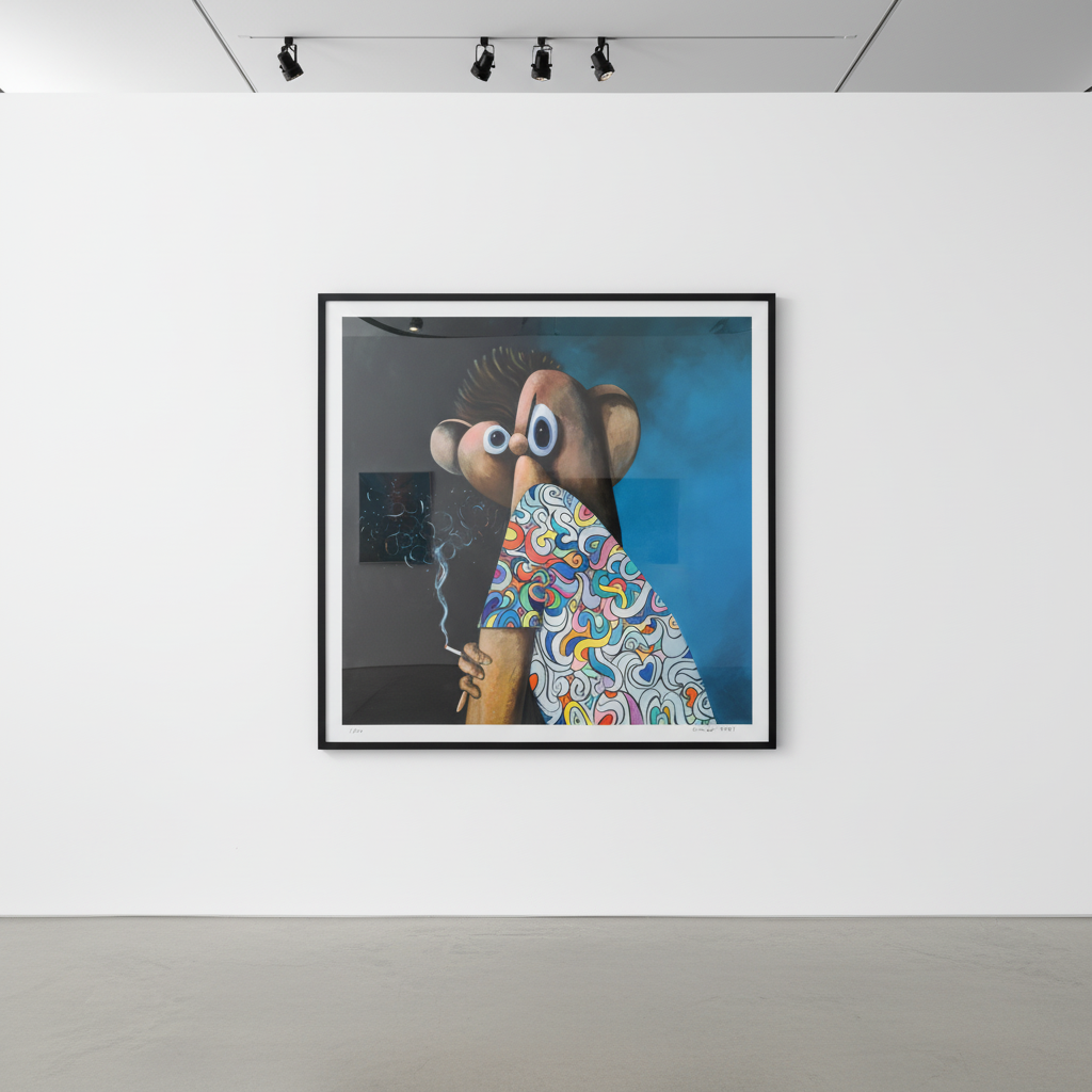 George Condo - Lost in Time, 2024, 22 colour silkscreen with spot colours on 600gsm Somerset Tub Sized Radiant White paper