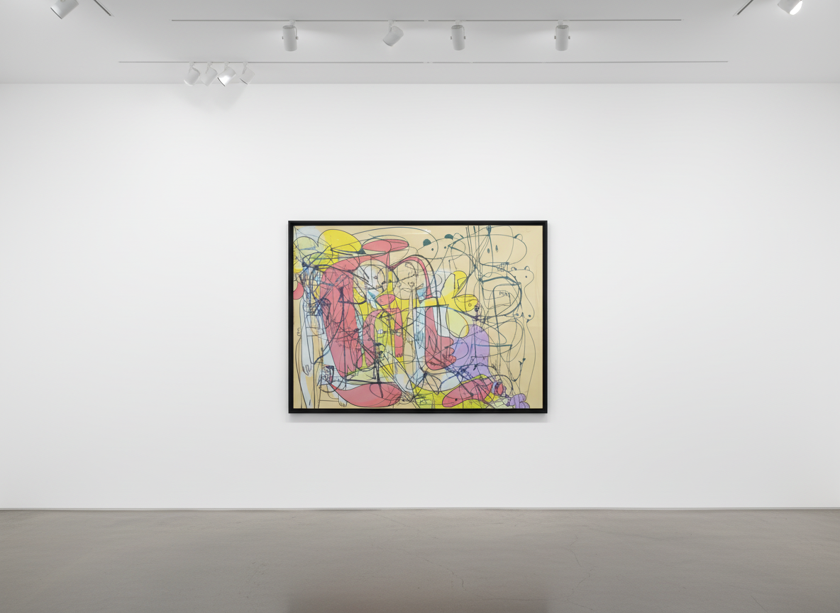 George Condo - Reclining Nude Forms (State II), 2001, Lithograph