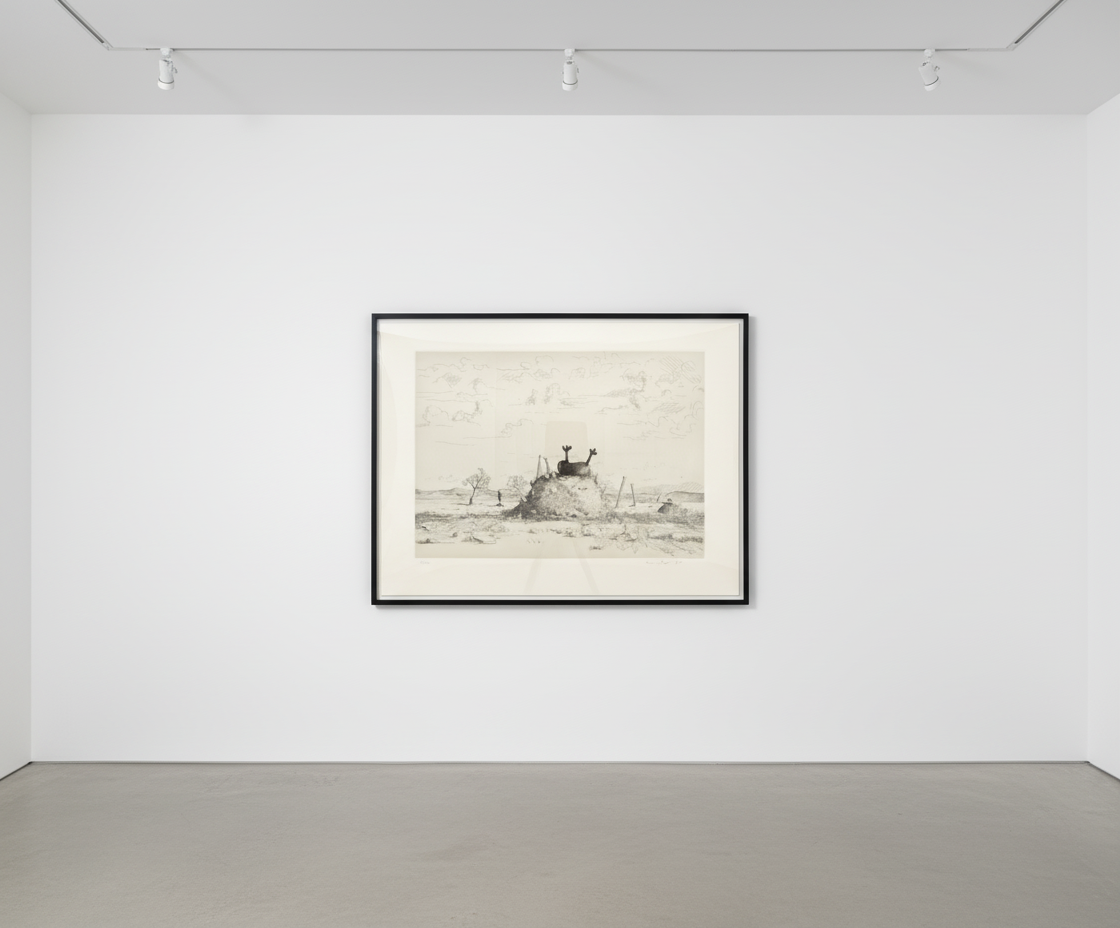 George Condo - Untitled (Delineated Facial Composition), 1989, Oil on canvas