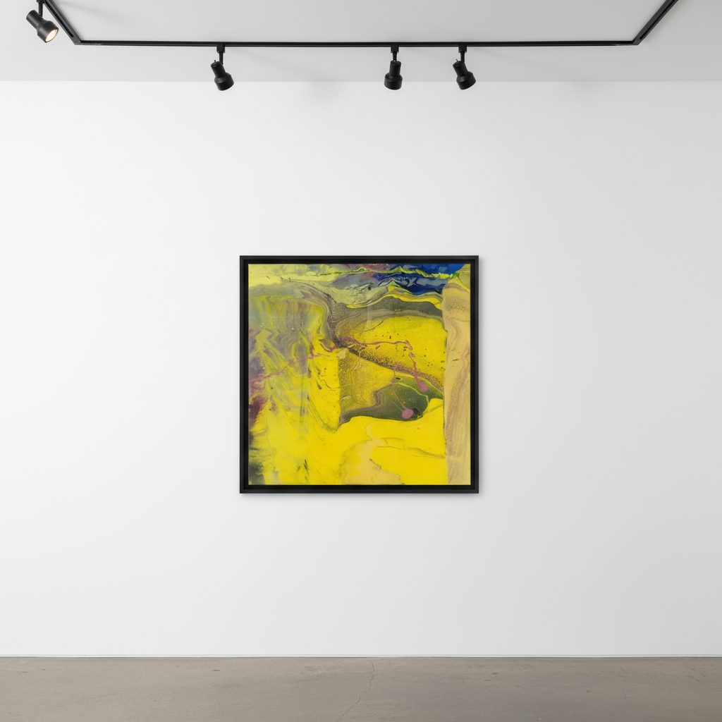 Gerhard Richter - Flow P5, 2014, Diasec-mounted chromogenic print on aluminium