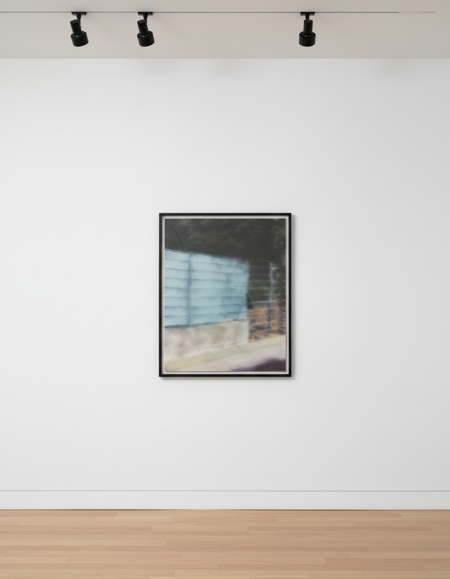Gerhard Richter - Zaun P13, 2015, Diasec-mounted giclée print on aluminium composite panel