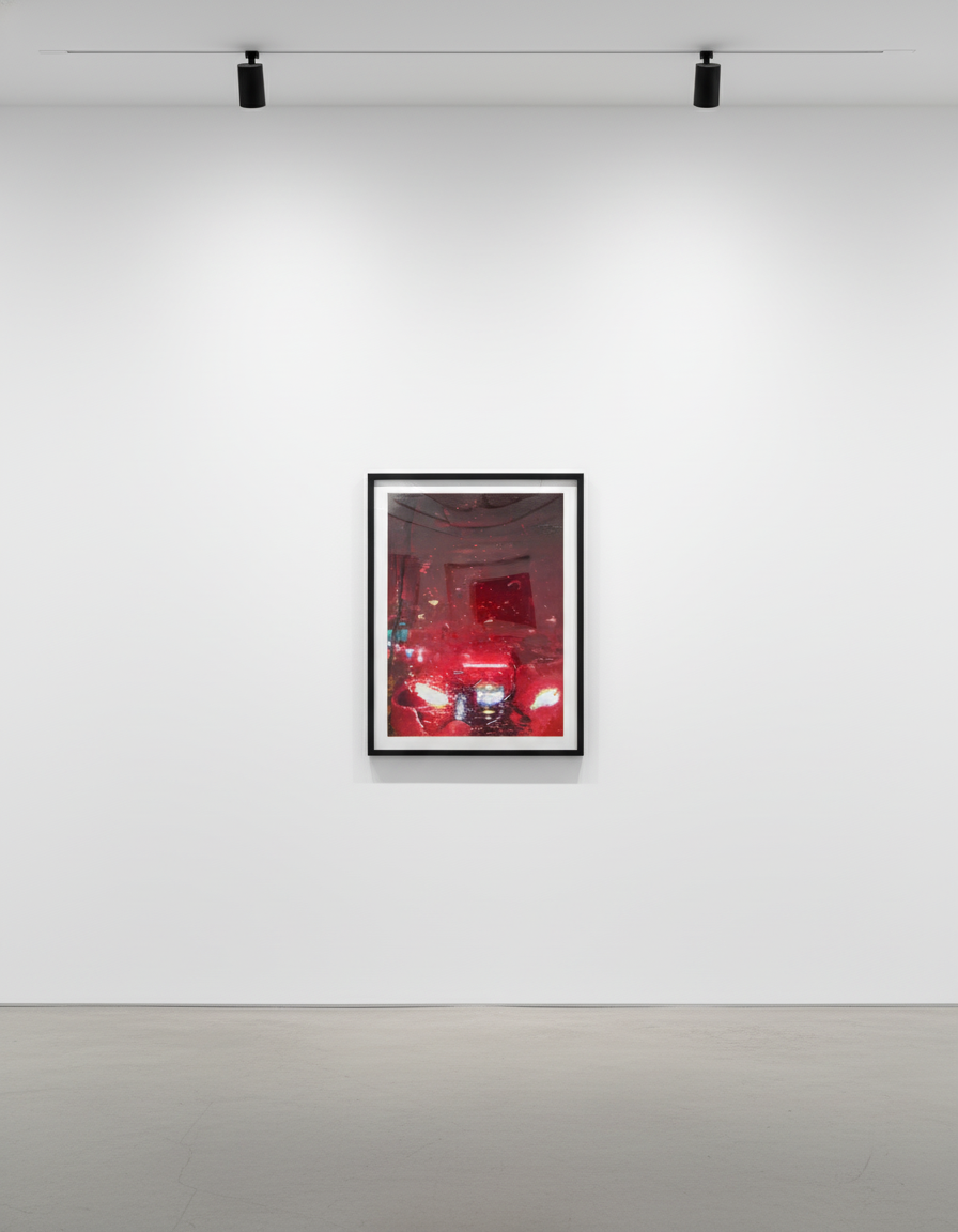 Gregory Thielker - Prelude (Crimson), 2024, Oil on canvas