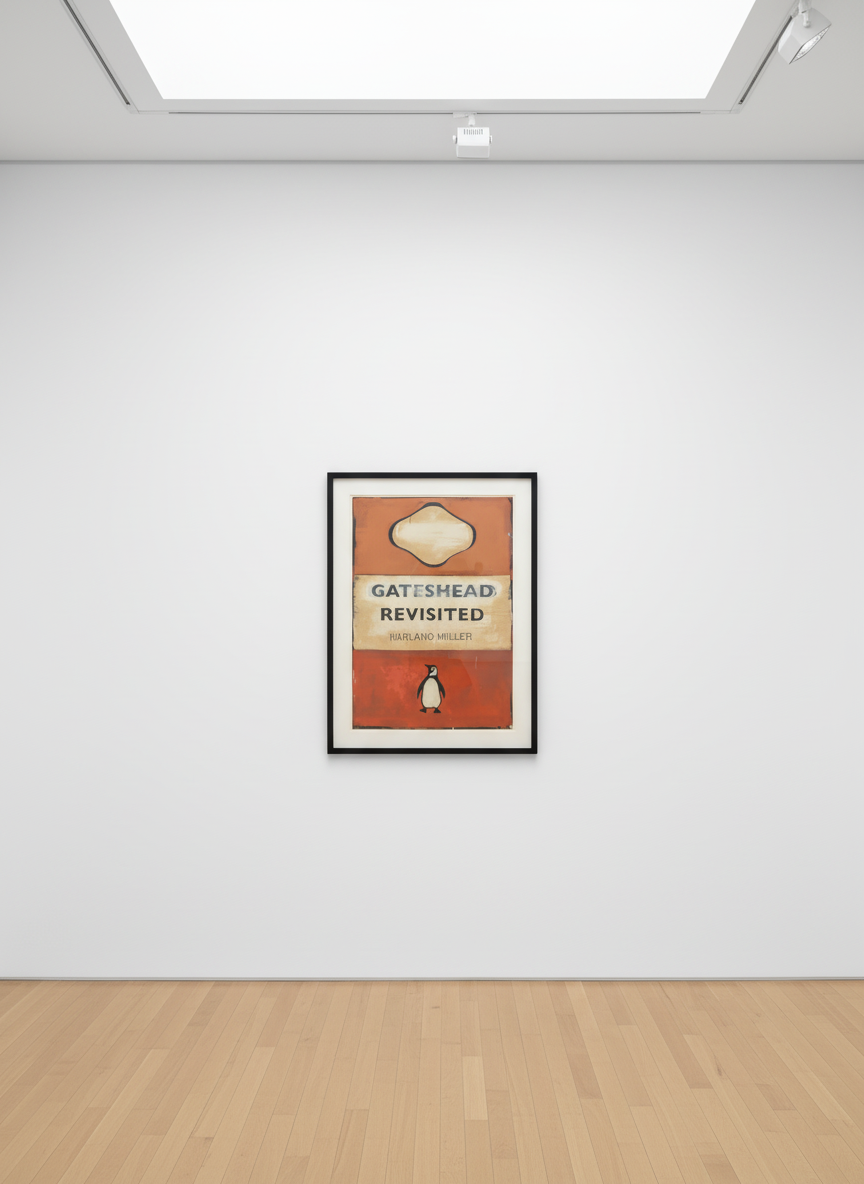 Harland Miller - Gateshead Revisited, 2009, Screen print