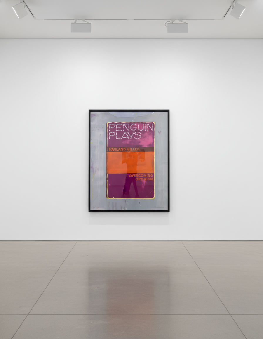 Harland Miller - Overcoming Optimism, 2014, Screen print