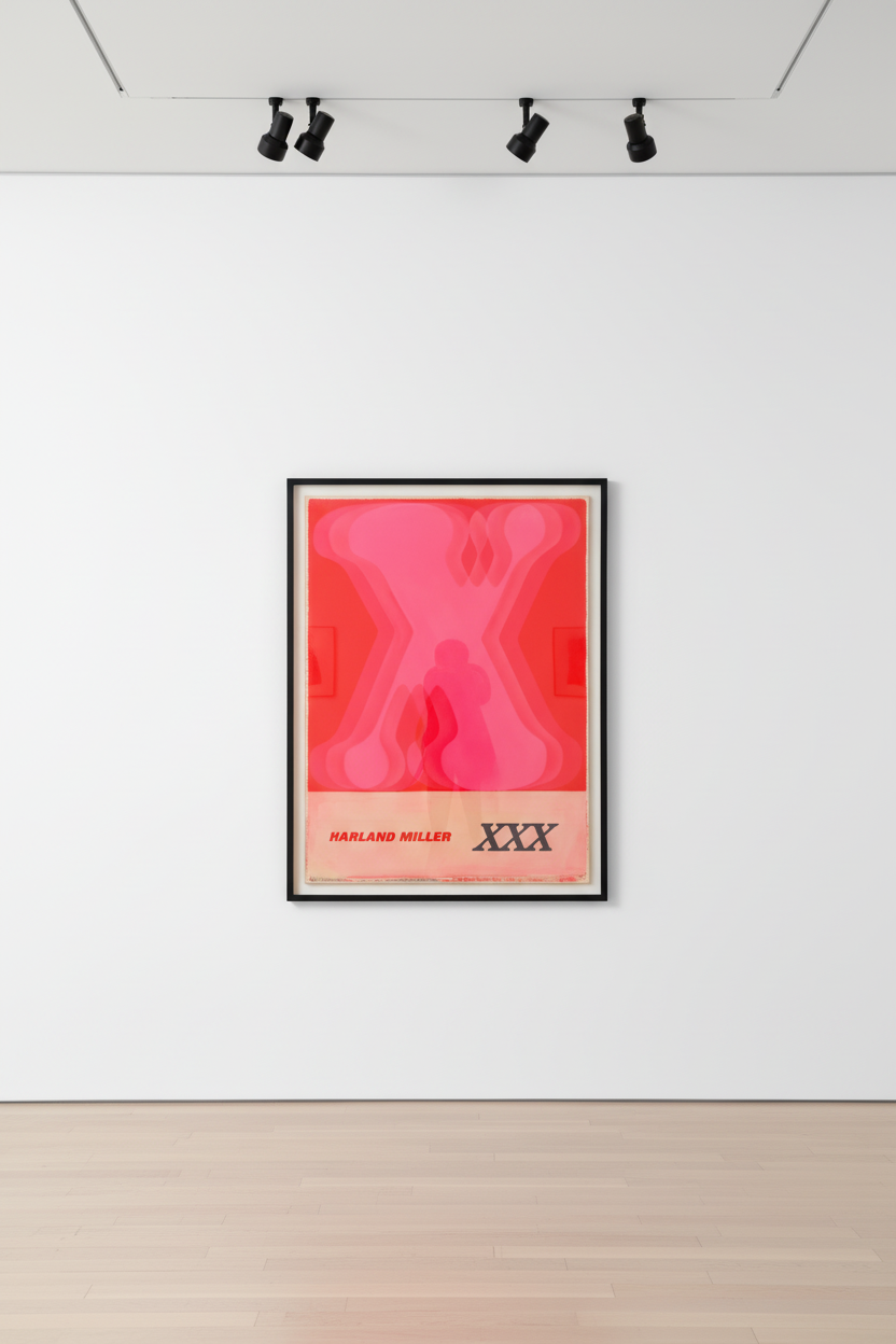 Harland Miller - XXX, 2023, 16-color silkscreen print on Somerset Radiant White Tub Sized 410gsm paper