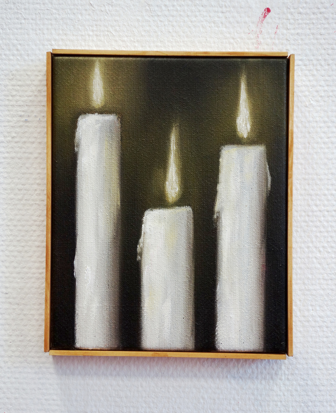 Hugo Baudouin - Brown Candle #1, 2026, Oil on Linen