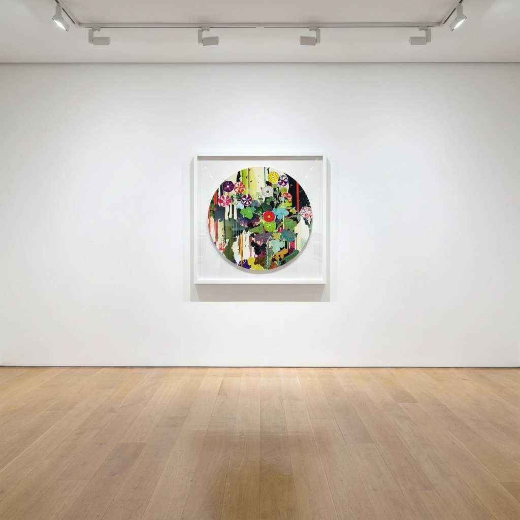Takashi Murakami - I Recall The Time When My Feet Lifted Off The Ground, Ever So Slightly, 2010, 4c offset print + cold st...