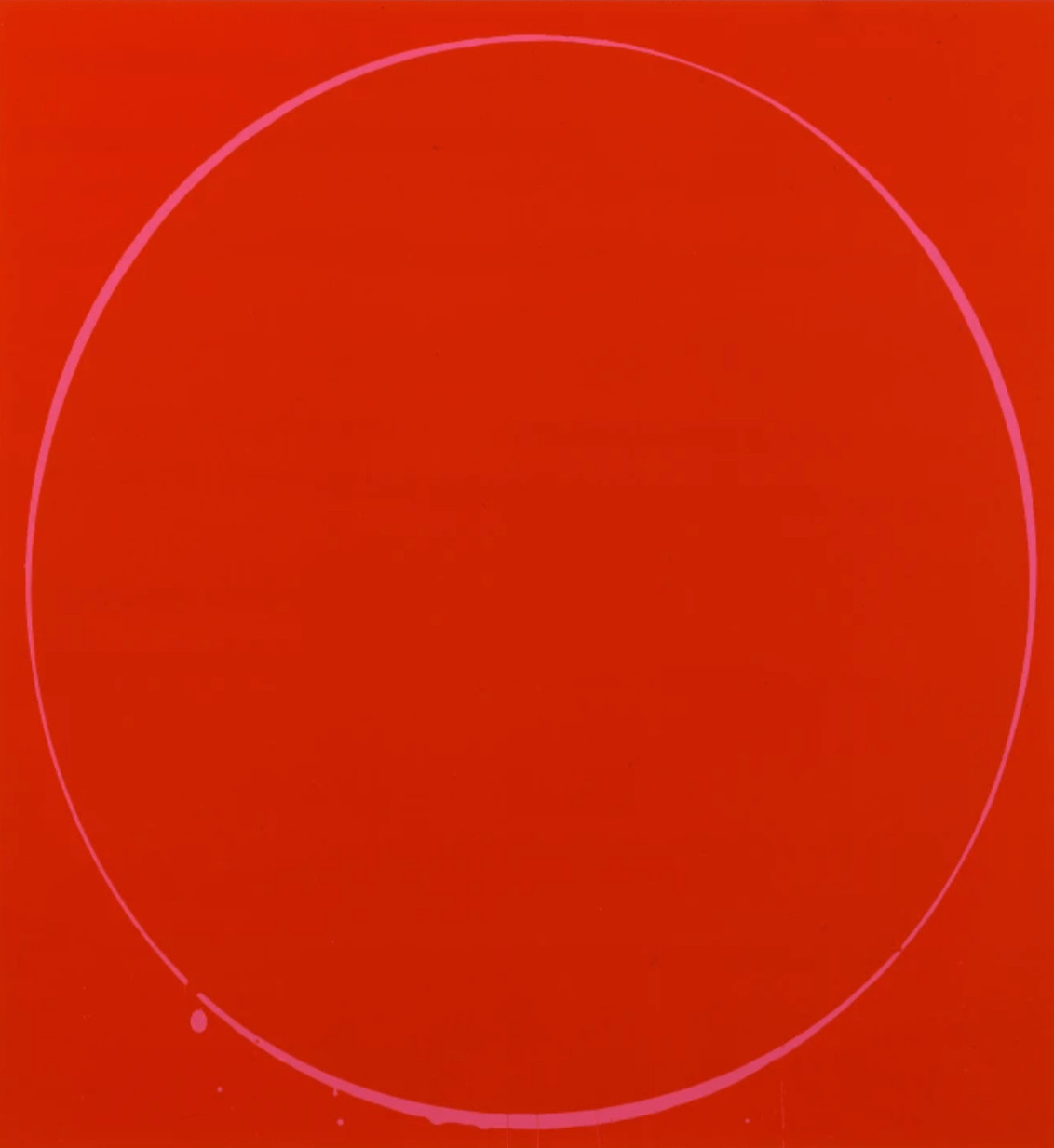 Ian Davenport - Dark Red, Magenta, Dark Red, 2002, Screenprint on Somerset paper