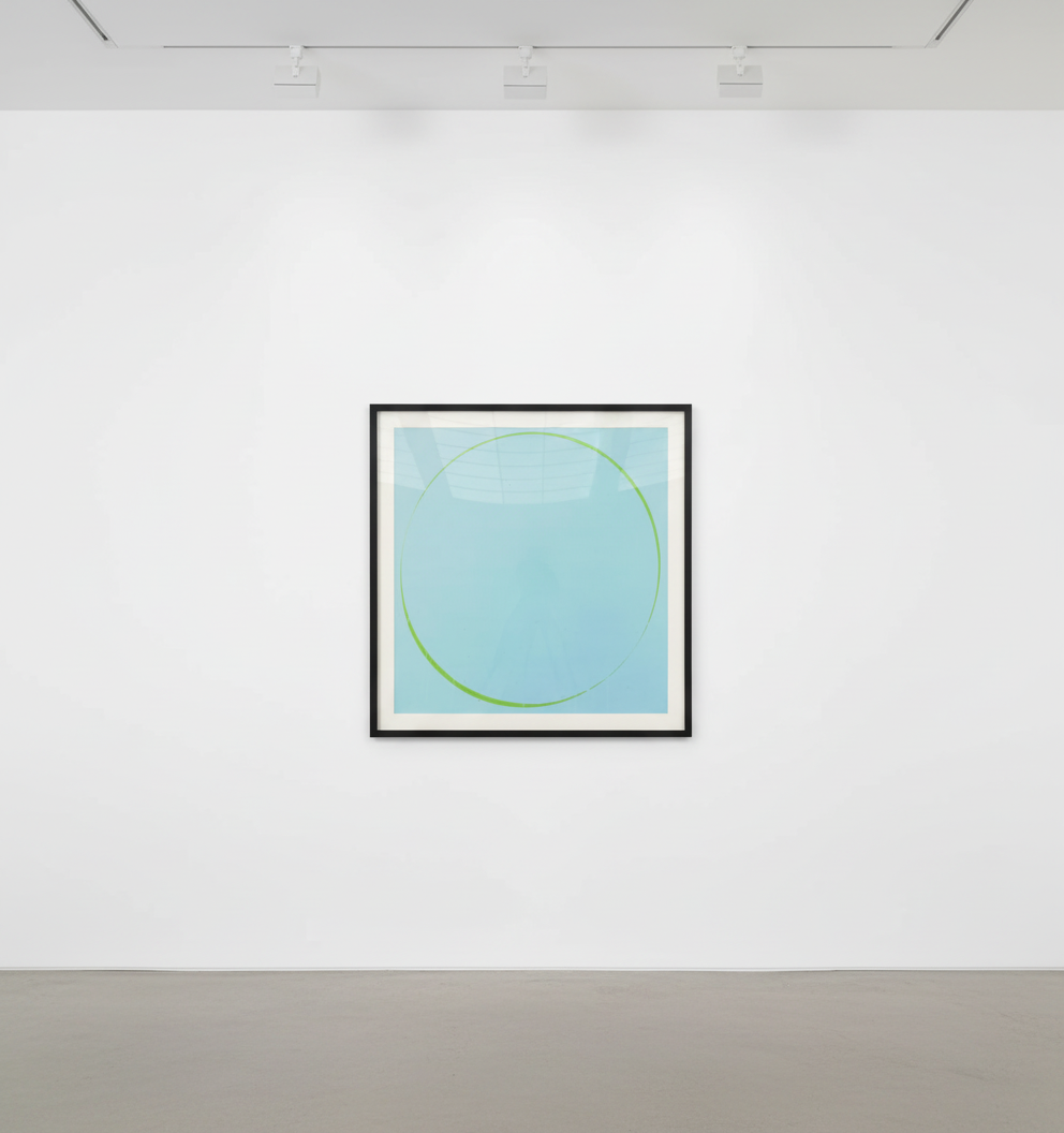 Ian Davenport - Turquoise, Green, Turquoise, 2002, Screenprint on Somerset paper