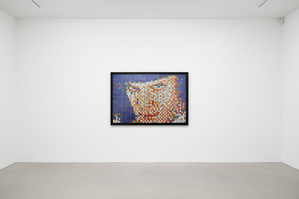 Invader - Rubik Kubrick I - Alex, 2006, Screen print