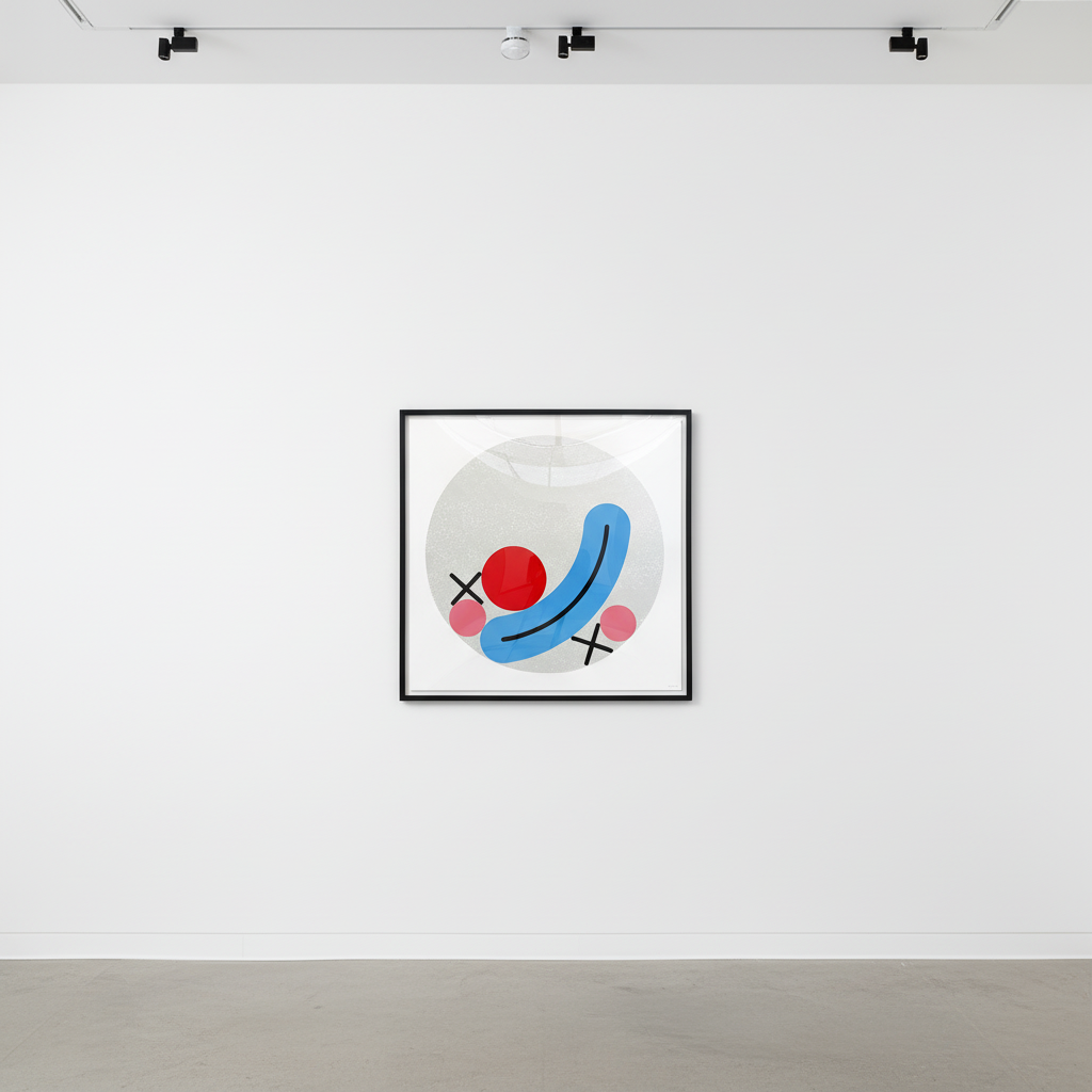 James Joyce - Abandoning Reason (Silver Diamond Dust), 2021, Silkscreen on Somerset Satin White 410 GSM with diamond dust