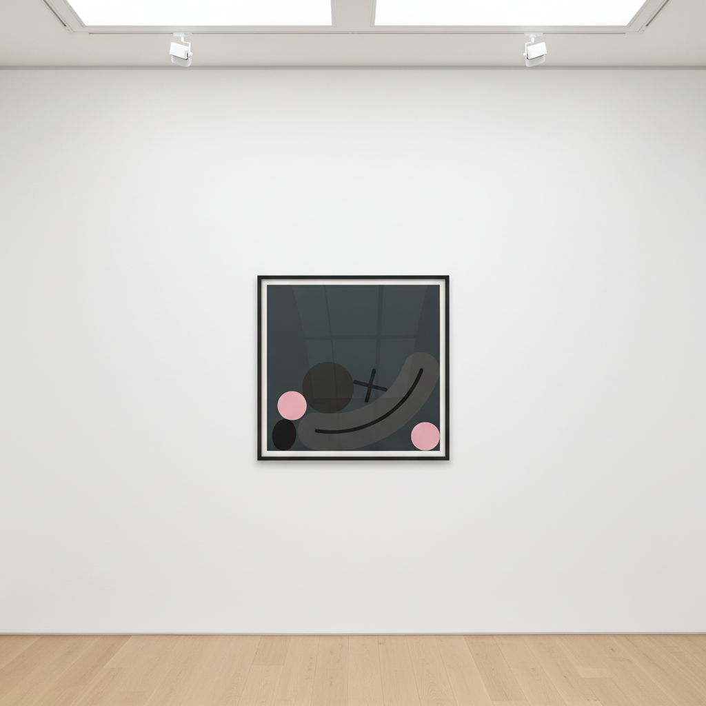 James Joyce - Deconstructed Clown - Black, 2024, Giclee print on 330gsm Somerset Enhanced paper
Signed on verso