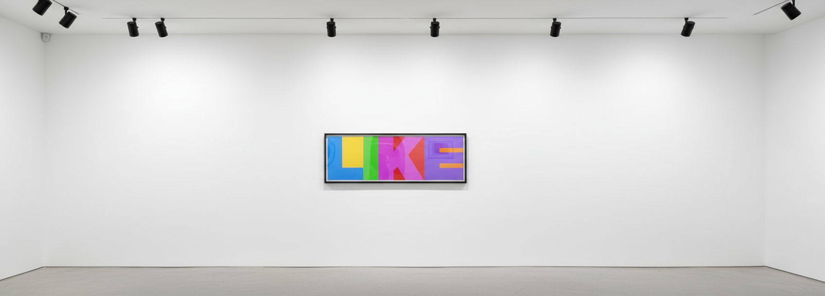 James Joyce - Like (Blue), 2019, 7 color screen print on Somerset paper 300gsm