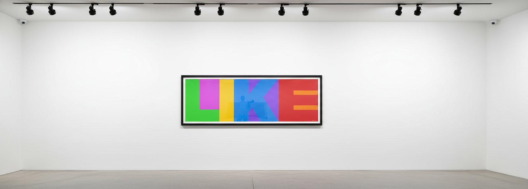 James Joyce - Like (Green), 2019, 7 color screen print on Somerset paper 300gsm