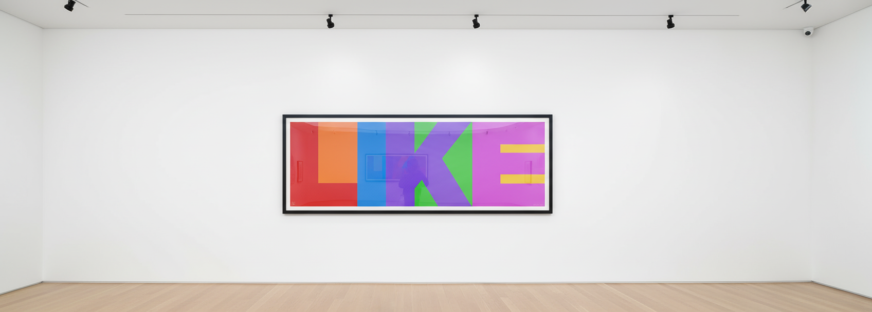 James Joyce - Like (Red), 2019, 7 color screen print on Somerset paper 300gsm