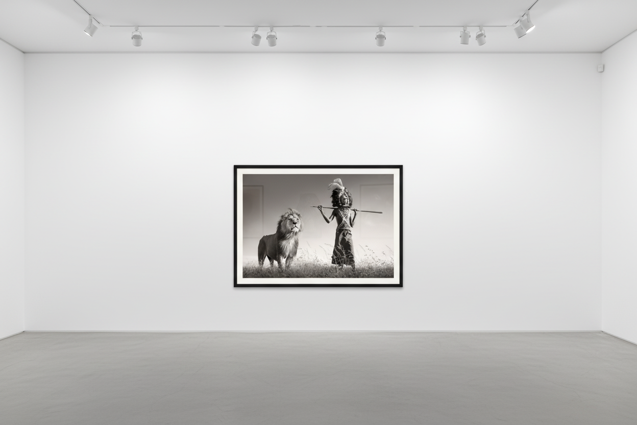 James Lewin - Guardians of the Plains, 2025, Silver gelatin print