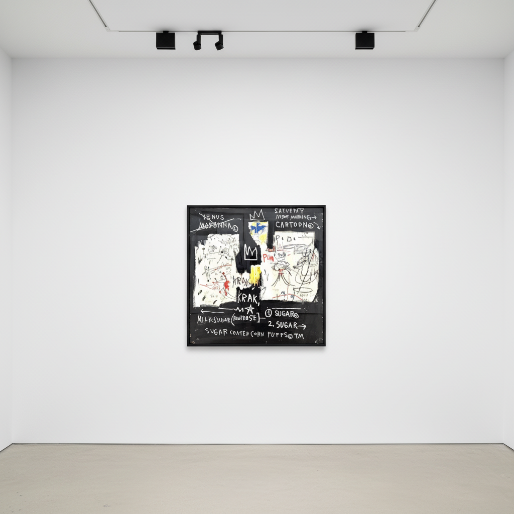 Jean-Michel Basquiat - A Panel of Experts, from Superhero Portfolio, 1982/87-2022, Screen print